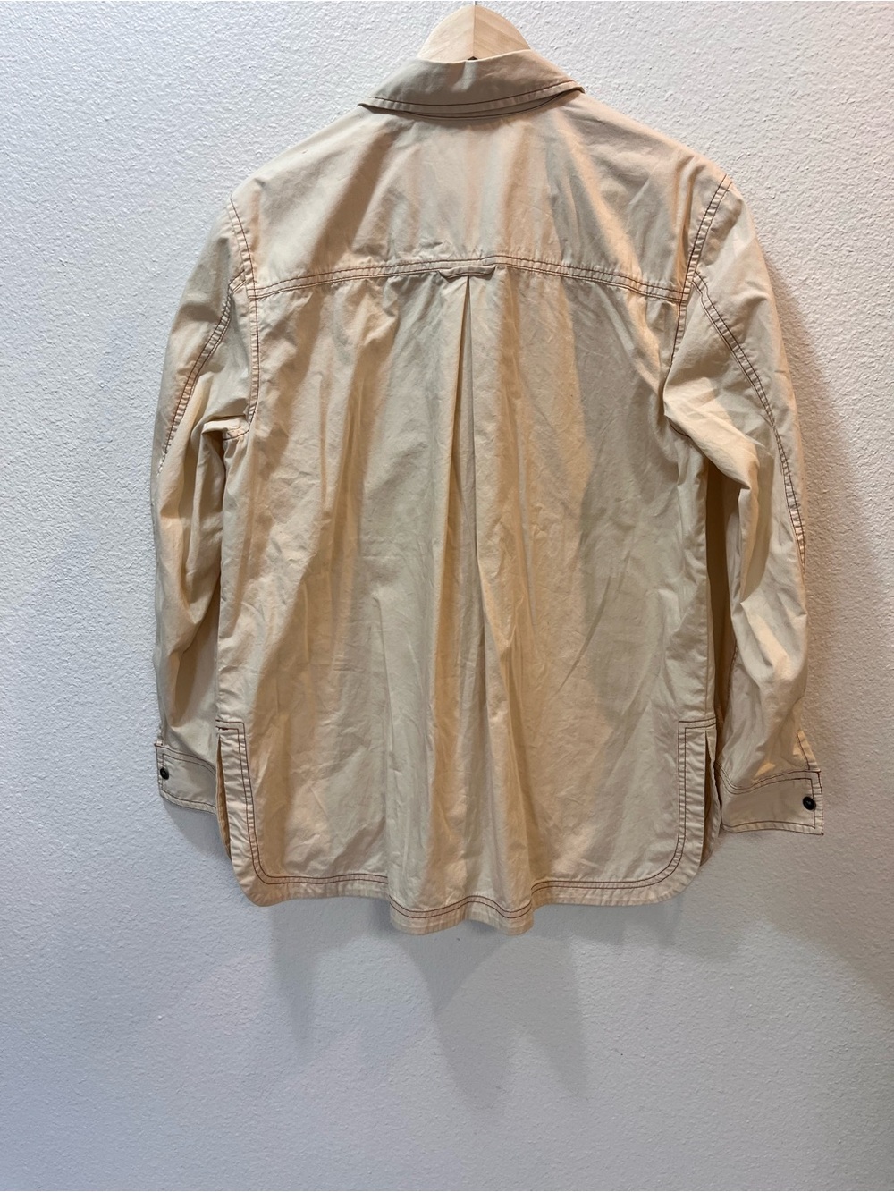 Joan Rivers Cream Button-Front Shirt Jacket - Picture 5 of 10
